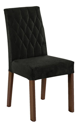4 Cadeiras De Jantar 4256 Rustic/oxford Madesa Rustic/oxford