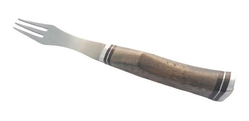 Imagen 3 de 7 de Set Asador Mediano Tenedor Cuchillo Y Chaira De Madera