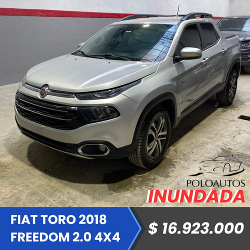 Fiat Toro 4x4 2018 En Marcha Y Andando Inundada Poloautos