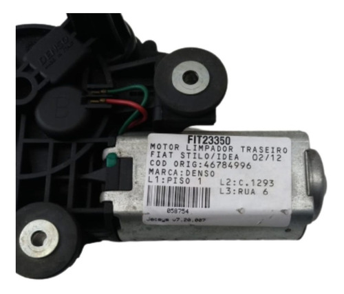 Imagem 2 de 8 de Motor Limpador Traseiro Fiat 500 Stilo Idea Palio Actrative