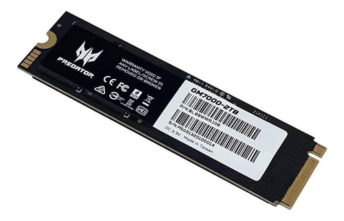 Ssd Acer Predator Gm-7000 Nvme, 2tb, Pci Express 4.0, M.2