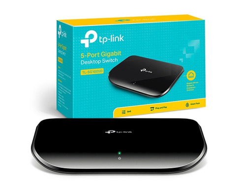 Switch Tp-link 5 Bocas Tl-sg1005d Gigabit 10/100/1000