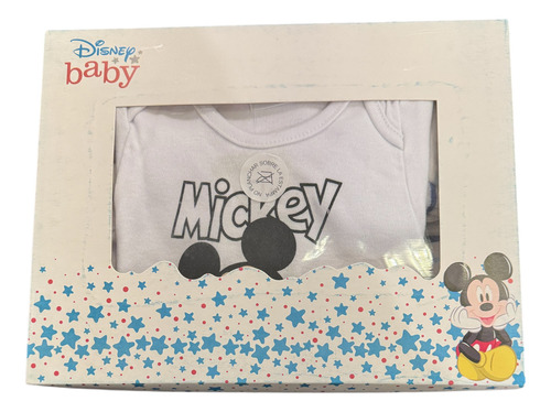 Ajuar Disney Bebé Set 3 Pzas Plush.mickey O Minnie Original Azul Mickey 12/18