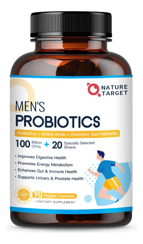 Nature Target Probióticos Para Hombres 100b Ufc 90 Cápsulas