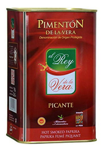 Paprika - Spicy Hot Smoked Paprika (pimenton) From Spain 750