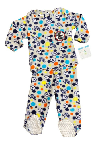 Pijamas Conjunto Mickey Mouse De Disney Oficial Polar Bebes