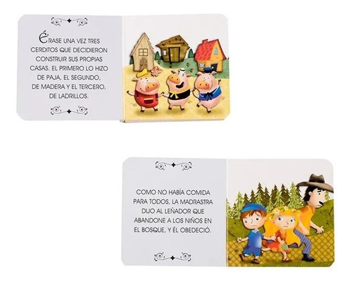 Imagen 2 de 4 de Cuentos Clásicos 6 Libritos - Libro De Aprendizaje -