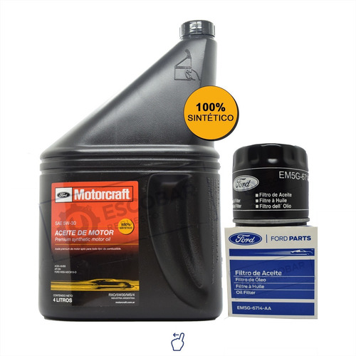 Kit Aceite Motorcraft 5w30 Sintético + Filtro Aceite Ford Ka