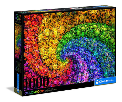 Rompecabezas Puzzle Clementoni Espiral Multicolor 1000 Pz