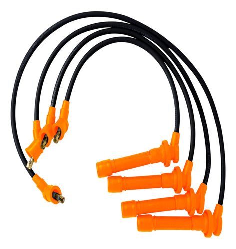 Jgo Cables Bujía Elite Para Nissan Urvan 2.4l 4cil 2007 Negro
