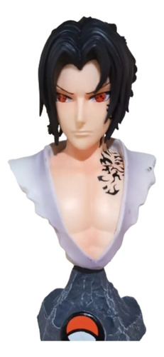 Figura Busto Naruto Shippuden Sasuke 15 Cms Anime Manga