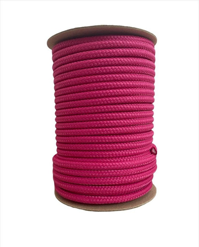 Soga Polipropileno Cabo Nautico 8mm X 50 Metros Color Fucsia