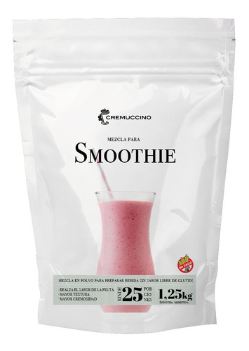 Smoothie 1.25kg Cremuccino Mezcla Frutas En Licuados Cafe
