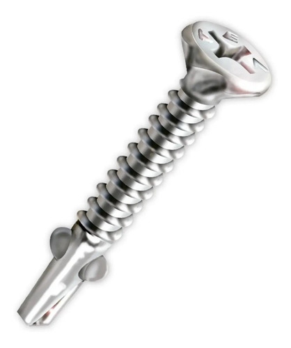 Imagen 2 de 8 de Tornillo Autoperforante Alas 08 X 2 PuLG X 1000 Un Bremen