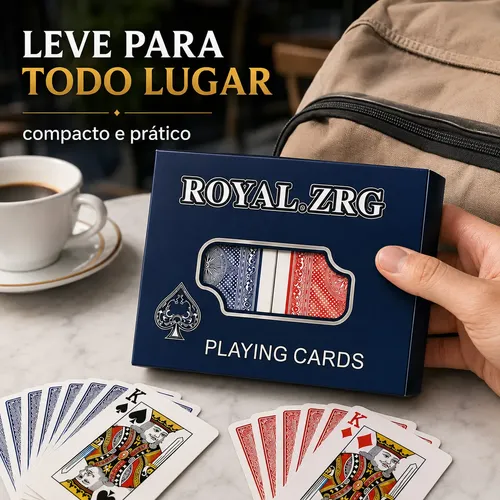 Cartões De Pôquer Laminados De Qualidade Profissional, 2 Baralhos