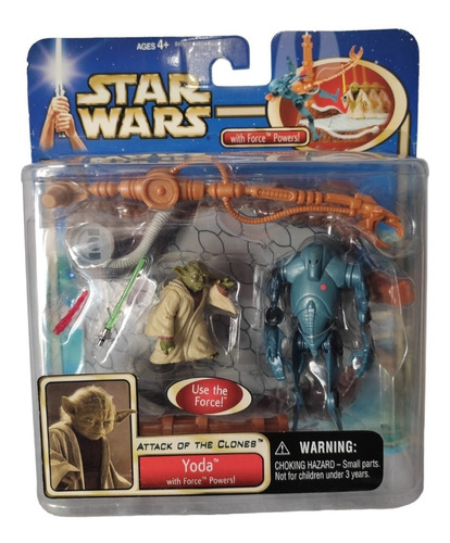 Yoda Force Powers Droid Star Wars Attack Of The Clones