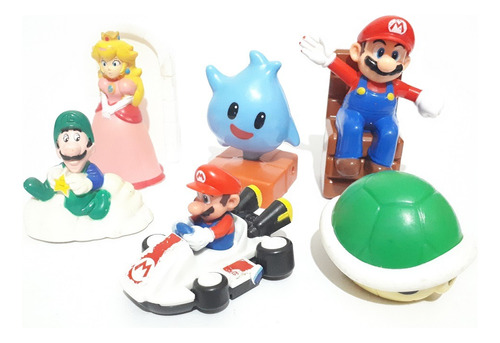 Figuras Mario Bros Set 6 Personajes