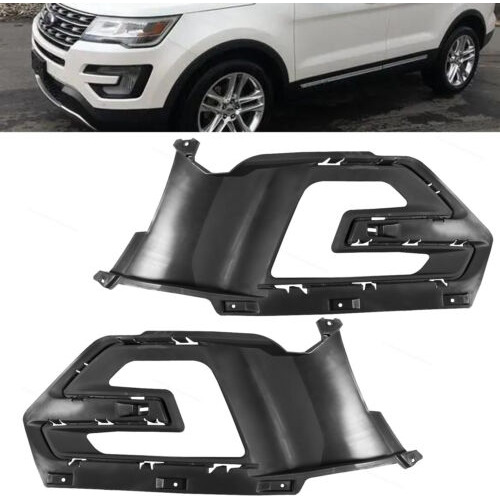 Fit For 2016 2017 Ford Explorer Black Pp 1pair Driver Pa Aad