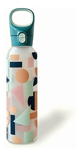 Pyrex Color Changing, Shatterproof Glass Water Bottle With
