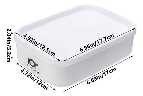Un Recipiente De Almacenamiento De Alimentos Con Tapa De Dos