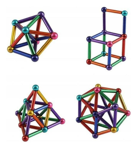 Q Neolube 126pcs 8mm Bola Juguete Cubo Mágico Rompecabezas