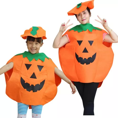 12565 Fantasia Abobora Halloween Infantil - Atacado Contini