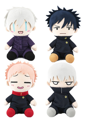 4pcs Jujutsu Kaisen Muñeca Peluche Juguete Regalo Para Niños