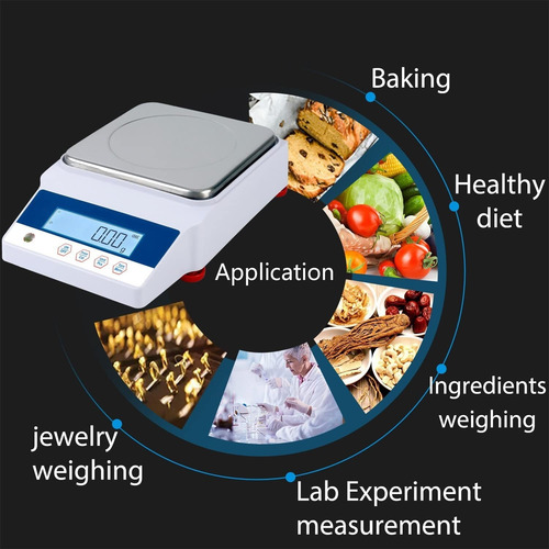 Báscula De Equilibrio De Laboratorio 6000g, Exactitud 0,01 G