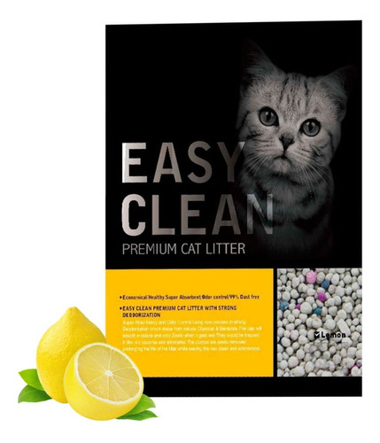 Arena Sanitaria Easy Clean Limón Aglutinante 4kg