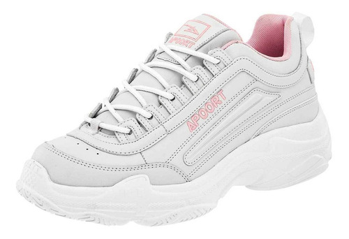 Apoort Tenis De Mujer 89602-1 Color Blanco