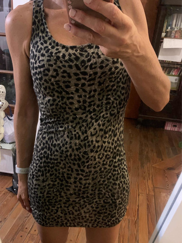 Vestido 47 Street Animal Print Al Cuerpo 1 Postura