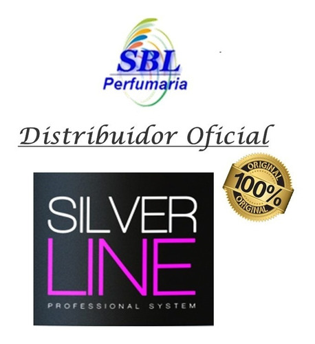 02 Shampoo Mentolado Barba Cabelo Silver Line Classic 2 Lt