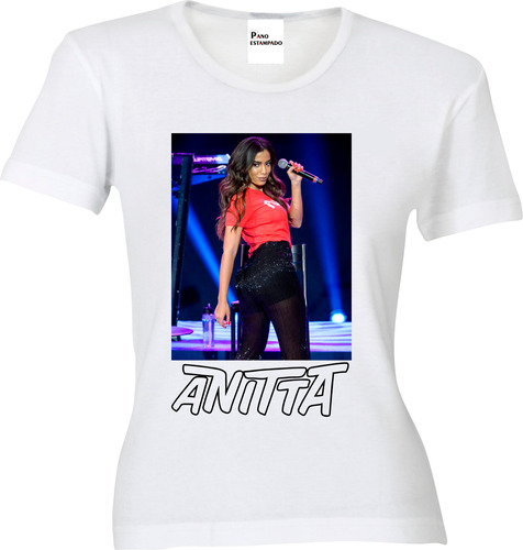 Camiseta, Baby Look, Regata, Cropped Anitta 02