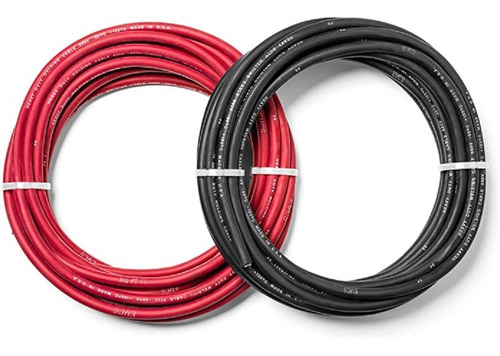 Cable De Bateria 1/0 Awg Negro O Rojo Rollo 25mts