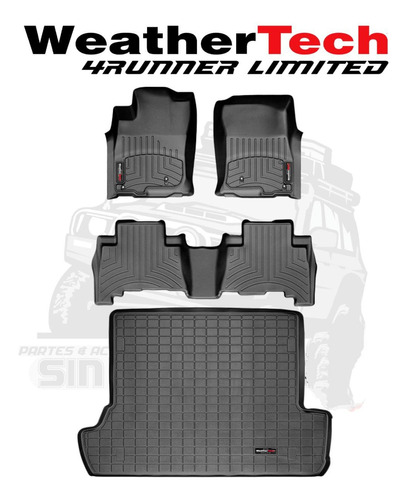 Alfombras Tipo Bandeja Weathertech 4runner Limited