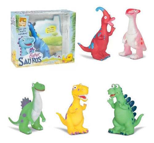 Brinquedo Dinossauro Baby Sauro Bee Toys