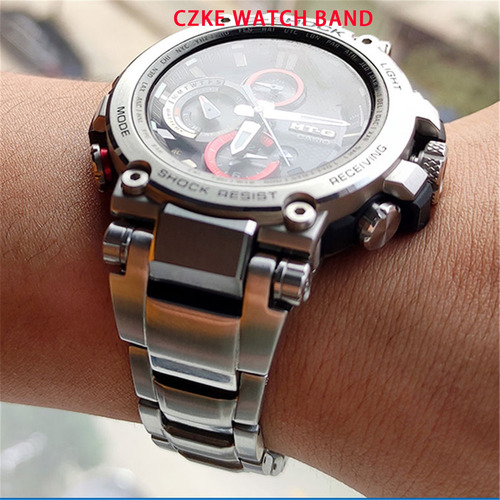 Correa De Banda De Reloj De Acero Inoxidable Para Casio