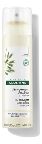 Klorane - Shampoo Seco Ultra-suave Com Aveia + Fórmula Suave