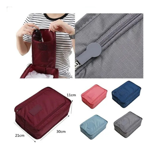 Organizador De Valija Calzado Zapatos Viaje Neceser - Lemi
