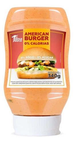 Salsa de kétchup y pepinos Mrs. Taste American Burger 0% Calorías sin TACC en frasco 340 g