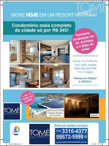 Imagem 3 de 30 de Apartamento Com 2 Dorms, Centro, Bertioga - R$ 462 Mil, Cod: 750 - V750