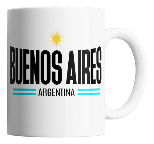 Taza De Cerámica - Recuerdo Argentina (varios Modelos)