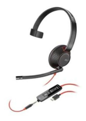 Headset Blackwire C5210 Mono Usb-a Plantronics
