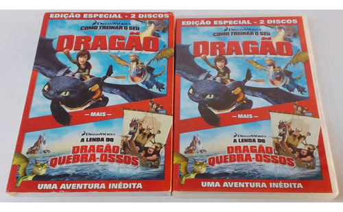 Dvd Como Treinar Seu Dragão Duplo Com 1 Filme Extra C Luva (Usado)