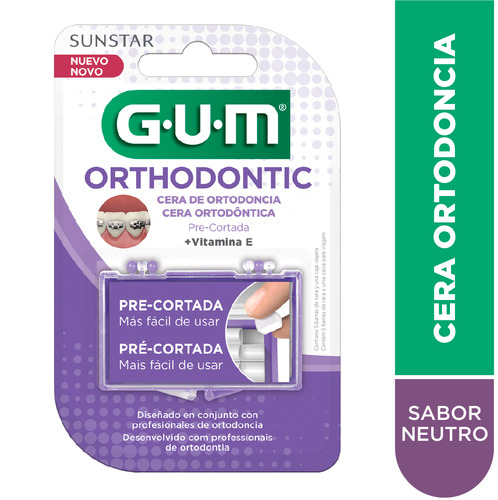 Gum Cera De Ortodoncia Pre Cortada Sin Sabor