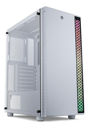 Gabinete Gamer Tgt Skylancer Lateral De Vidro Branco