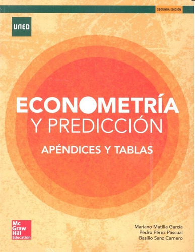 La+cutx Econometria Y Prediccion 2e. Libro Alumno+cuaderno., De Matilla García,mariano. Editorial Mcgraw-hill Interamericana De España S.l. En Español