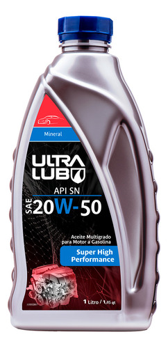 Aceite Ultralub 20w-50 Mineral