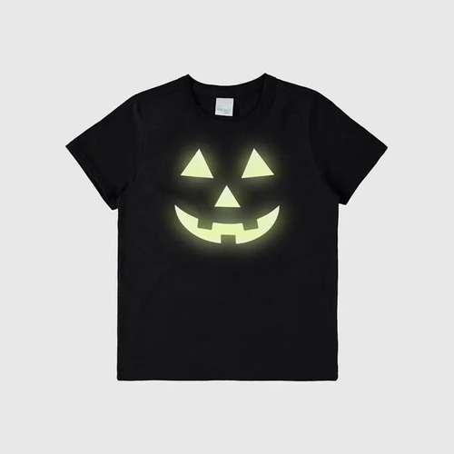 Camiseta Esqueleto Halloween Malwee Bolsa Temática Tam 1 2 3