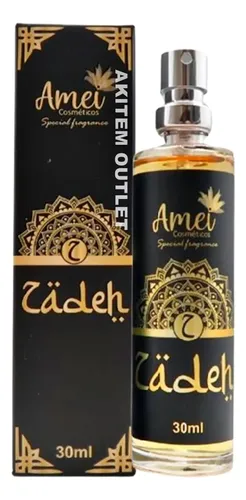 Perfume Masculino Árabe Zadeh Amei Cosméticos 30ml Amadeirad